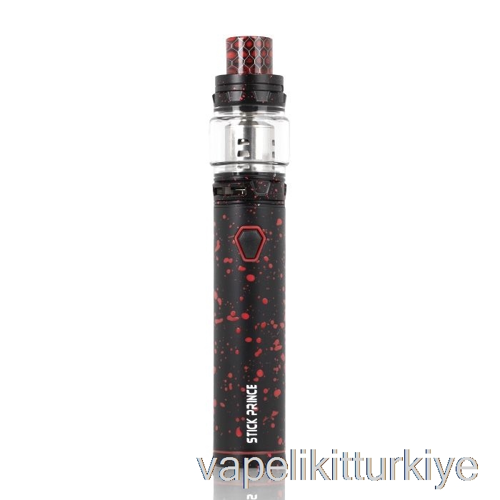 Vape Türkiye Smok Stick Prens Kiti - Kalem Tarzı Tfv12 Prens Siyah Ve Kırmızı Sprey